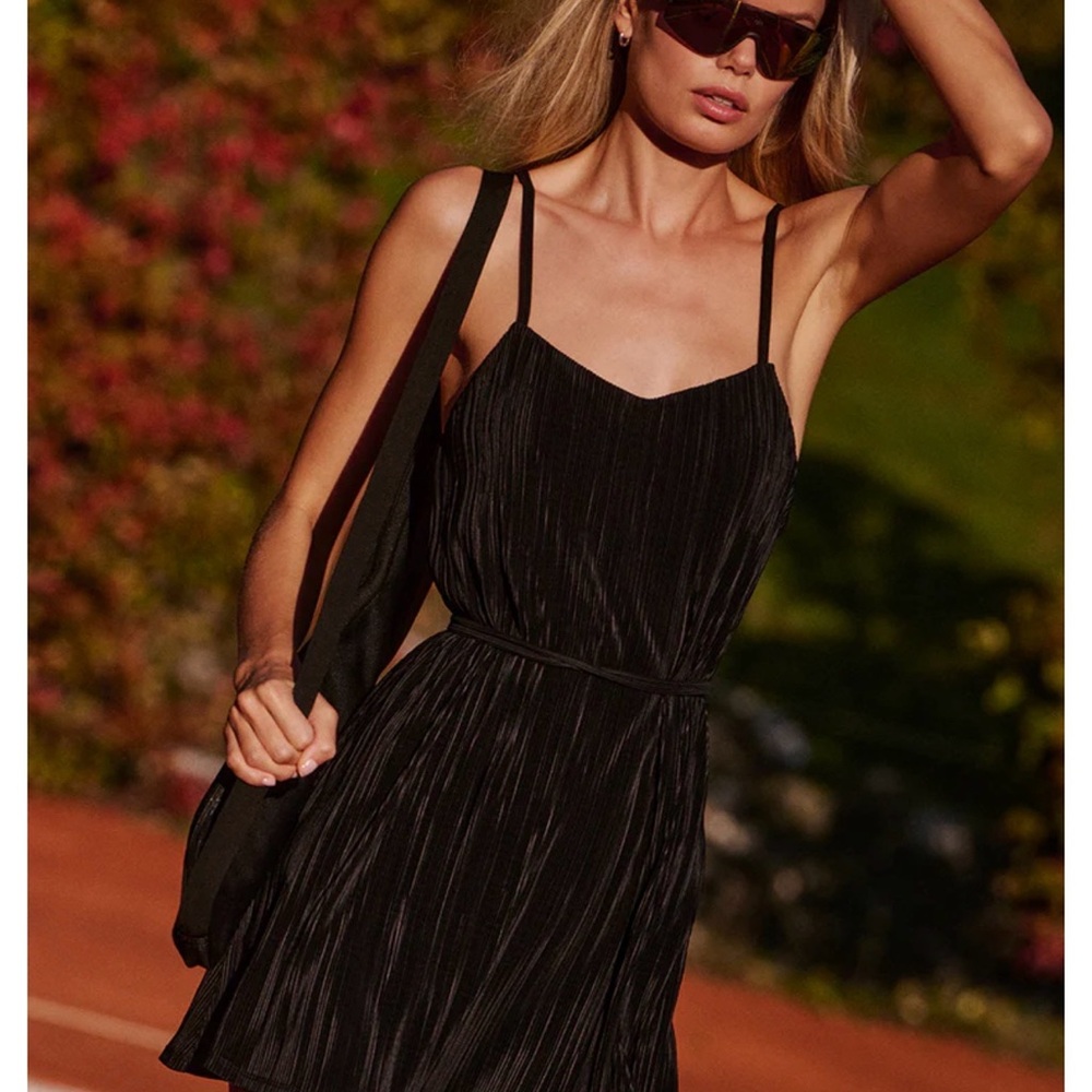 ALO Yoga Black Mini Dress